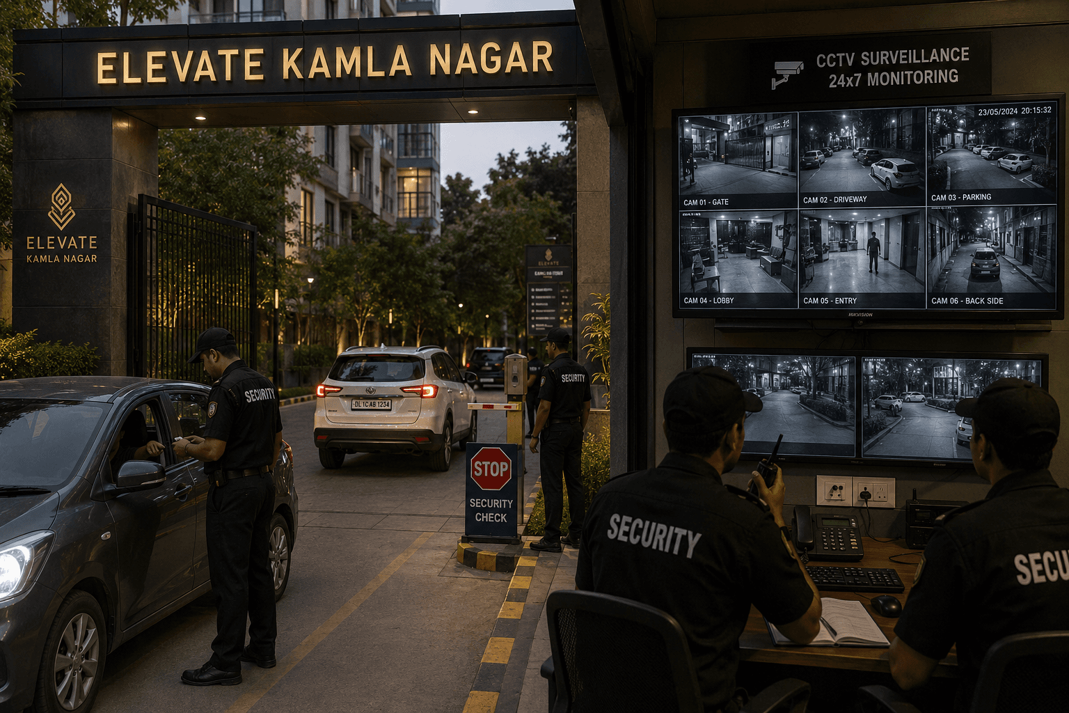 Smart Home and Smart Security Features at Elevate Kamla Nagar